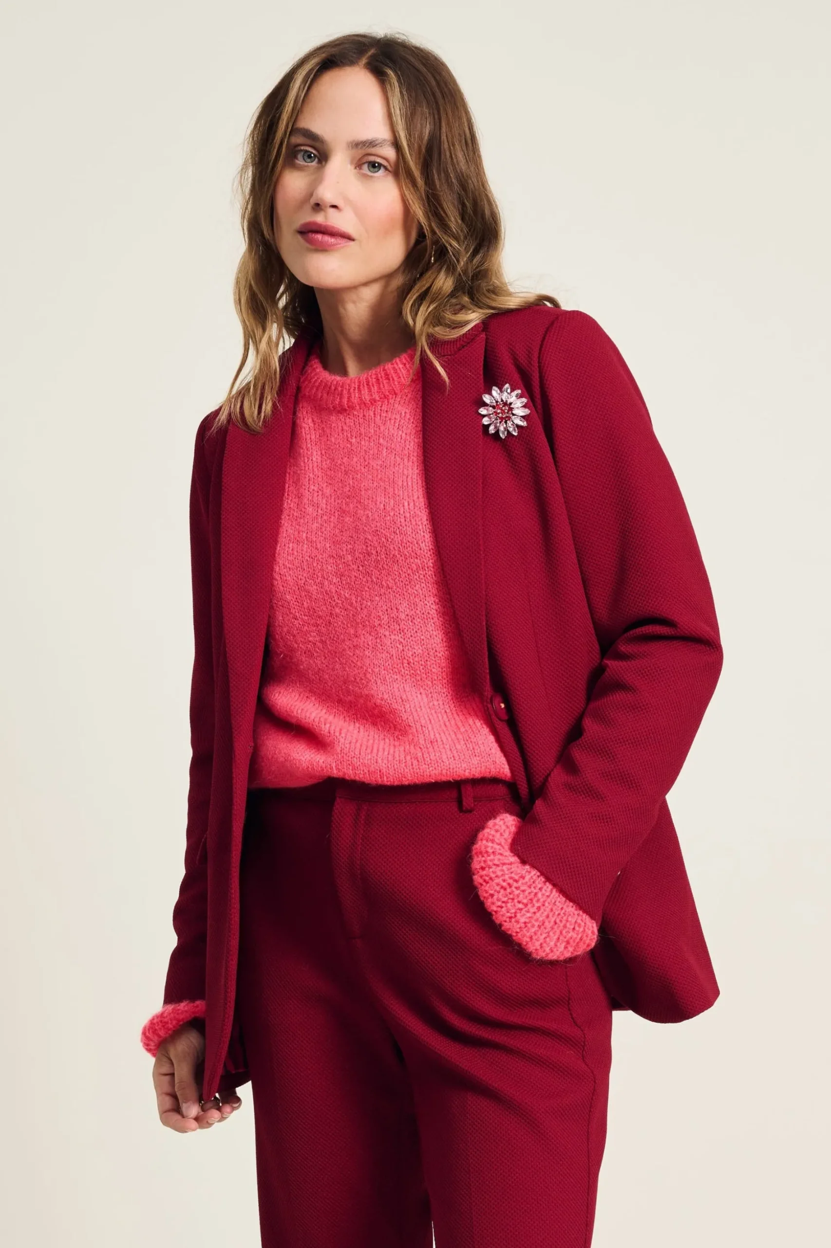 blazer_burgundy_red_0.webp POM Amsterdam BLAZER | Co-Ords | Suits