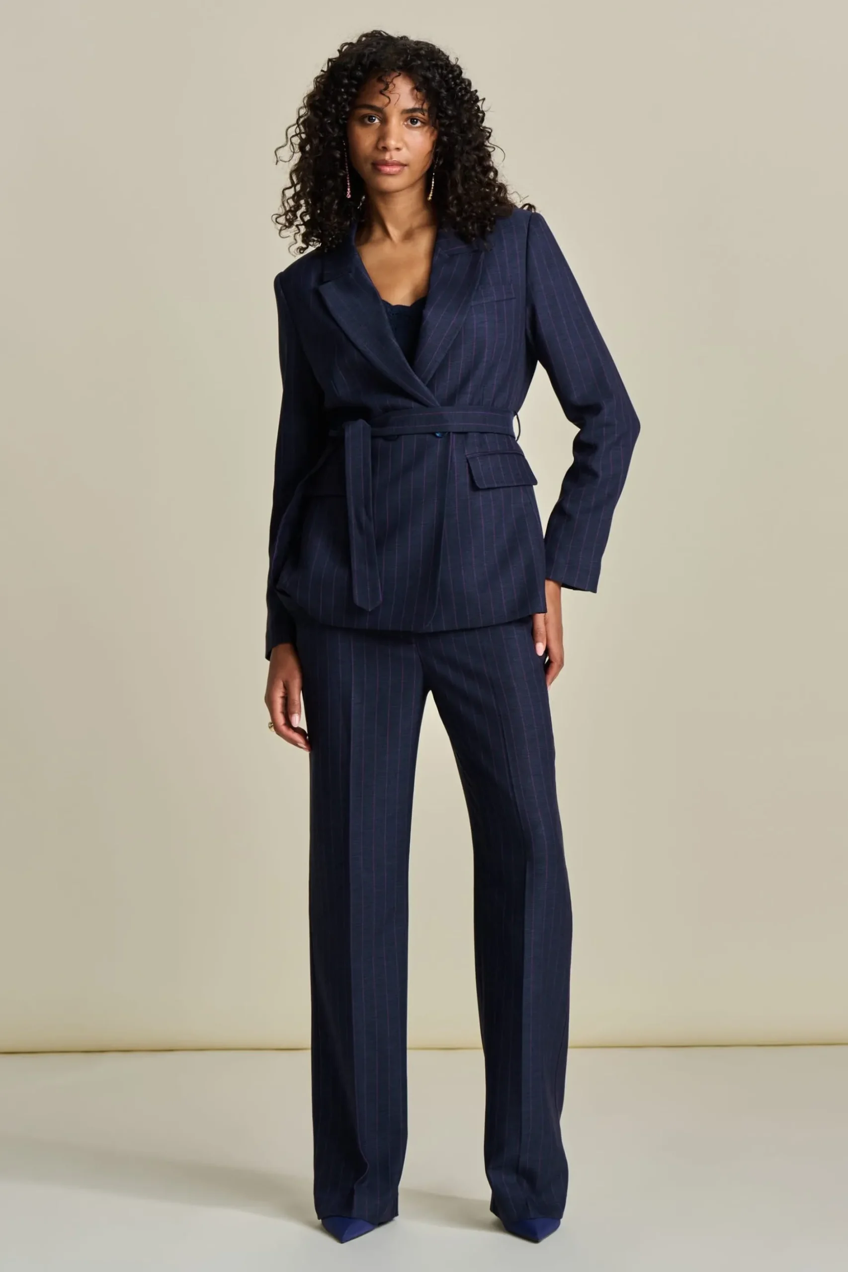 blazer_striped_midnight_blue_2.webp POM Amsterdam BLAZER Striped | Suits | Jassen & Blazers
