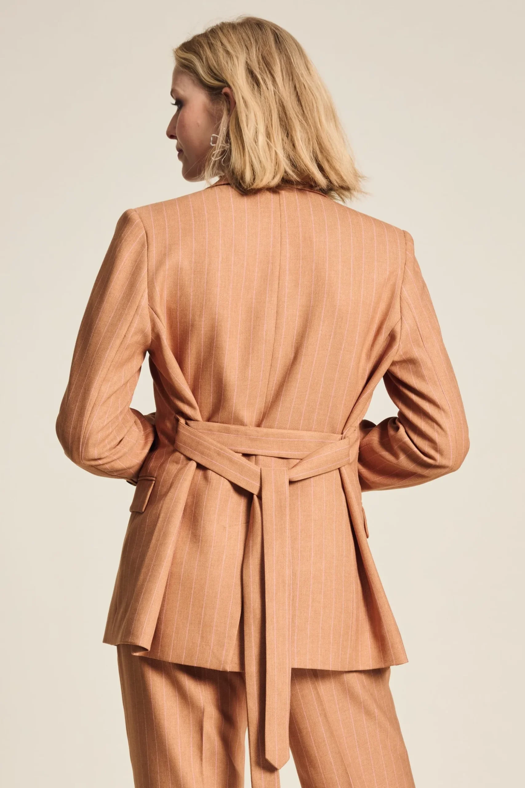 blazer_striped_sugar_brown_5.webp POM Amsterdam BLAZER Striped | Co-Ords | Suits