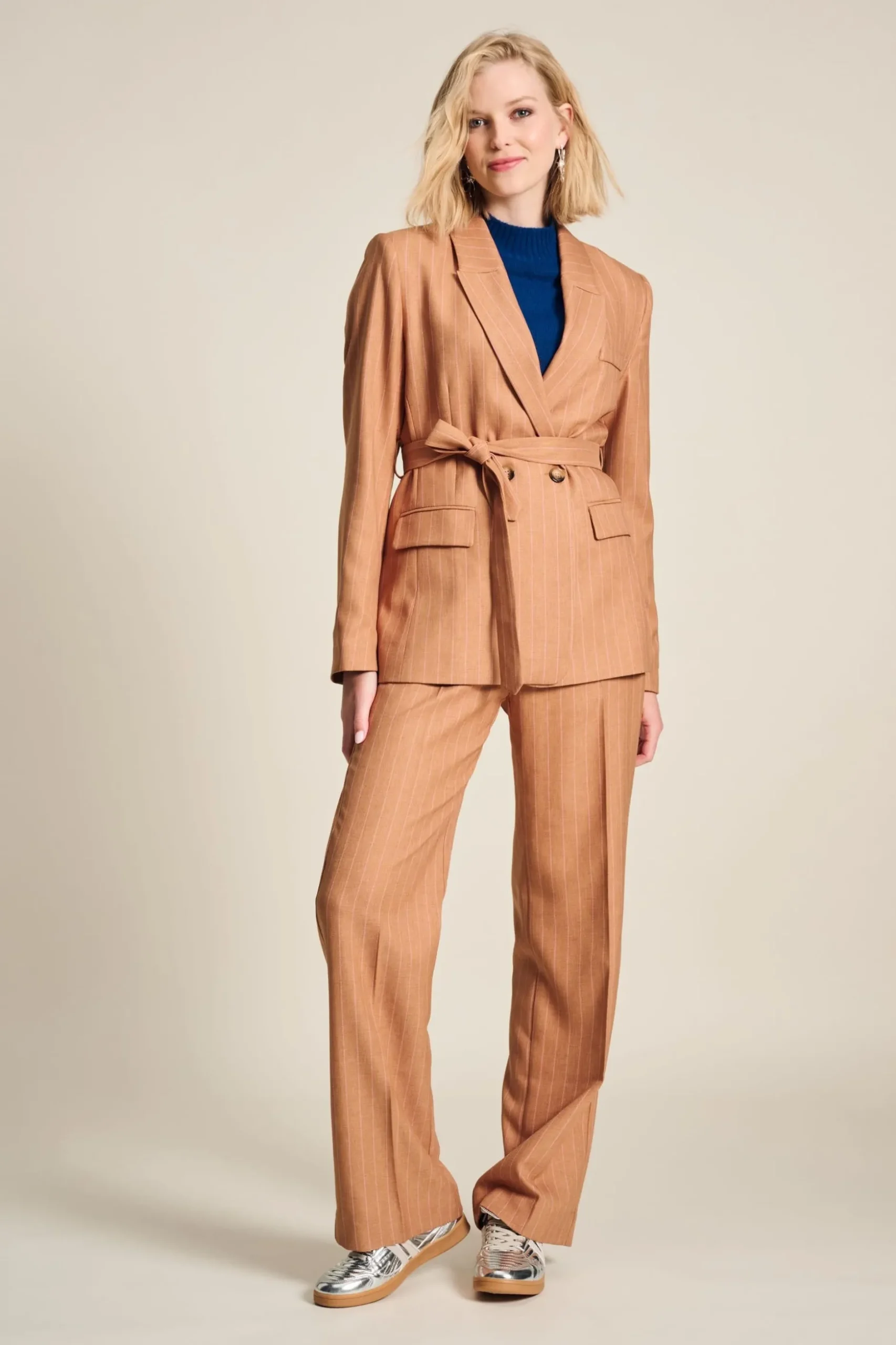 blazer_striped_sugar_brown_6.webp POM Amsterdam BLAZER Striped | Co-Ords | Suits