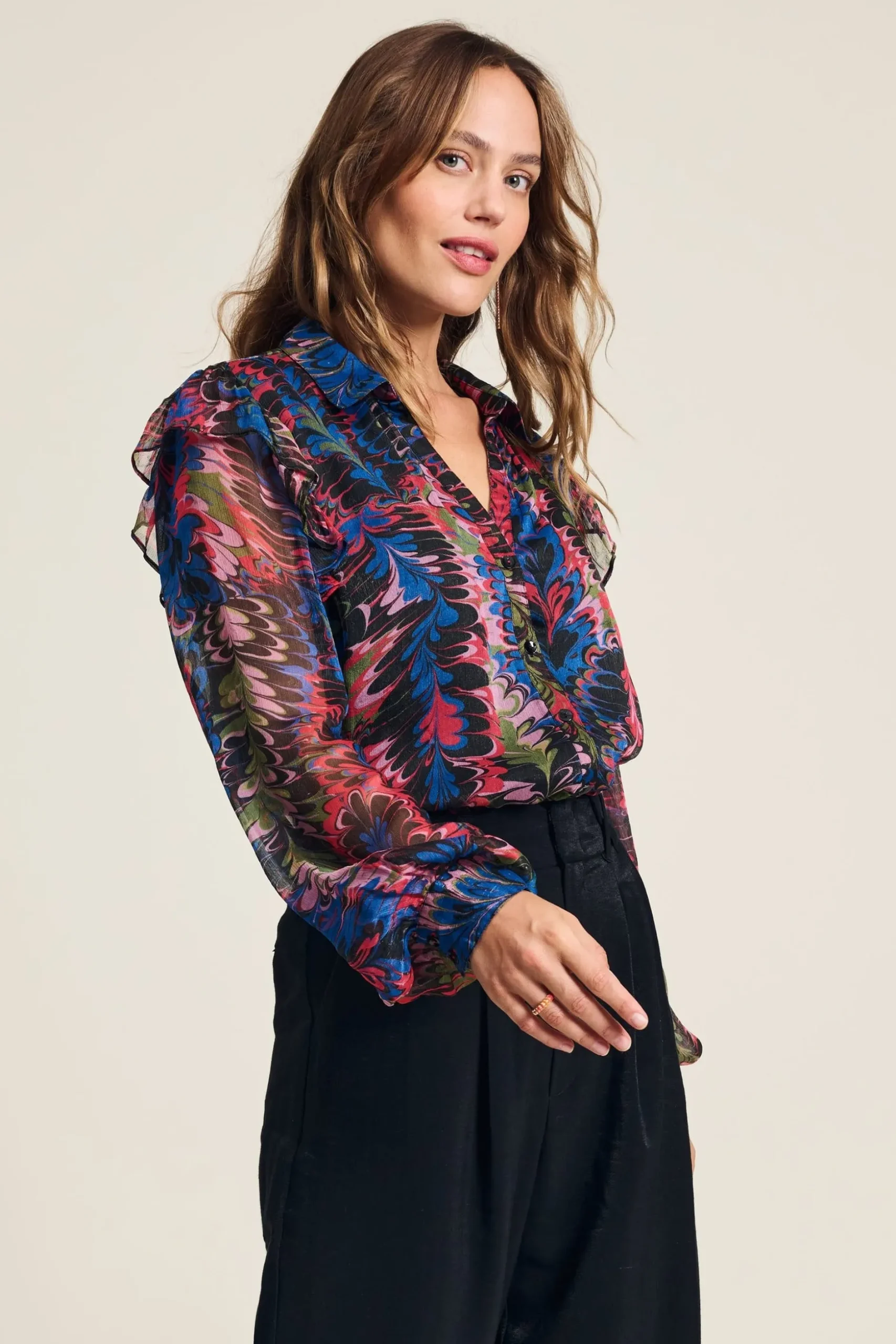 blouse_animal_paradise_2.webp POM Amsterdam BLOUSE Animal Paradise | Blouses