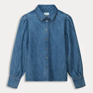 POM Amsterdam BLOUSE Denim | Co-Ords | Blouses