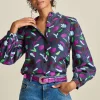 POM Amsterdam BLOUSE Featherfest Blue | Blouses