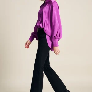 POM Amsterdam BLOUSE Feathers Cactus Pink | Blouses