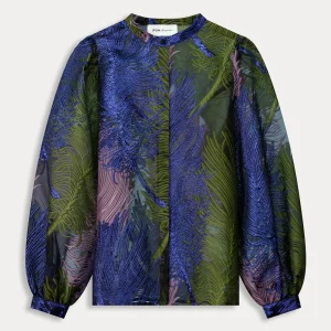 POM Amsterdam BLOUSE Festive Feathers | Blouses