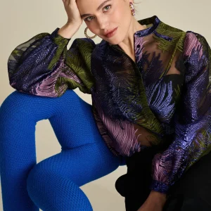 POM Amsterdam BLOUSE Festive Feathers | Blouses
