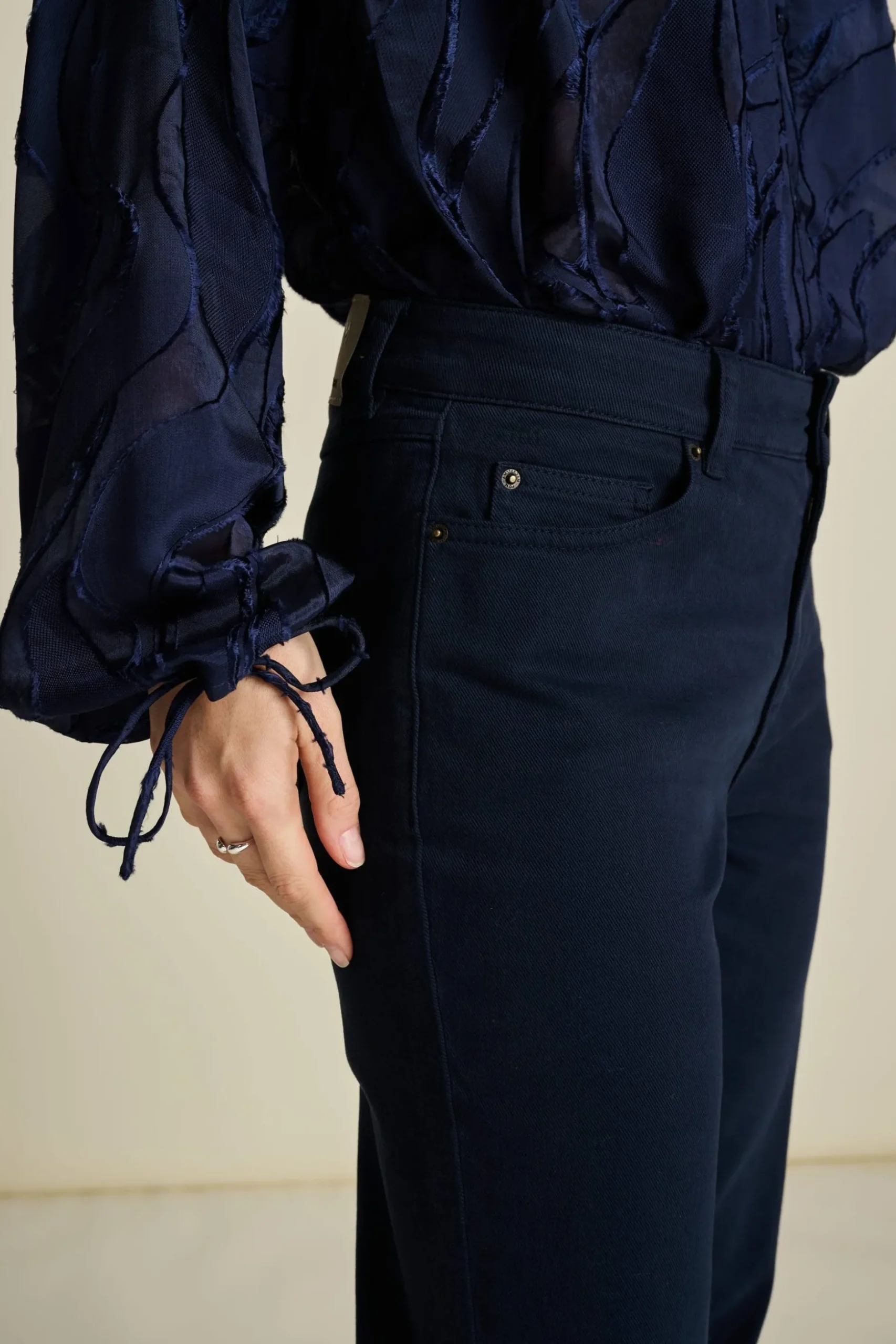 blouse_jacquard_midnight_blue_5.webp POM Amsterdam BLOUSE Jacquard | Blouses
