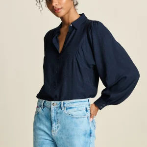 POM Amsterdam BLOUSE Sparkle Blue | Blouses
