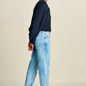 POM Amsterdam BLOUSE Sparkle Blue | Blouses