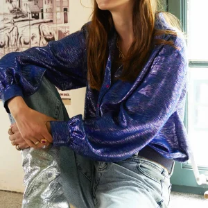 POM Amsterdam BLOUSE Violet | Blouses