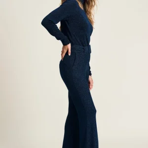 POM Amsterdam BROEK Festive Blue | Co-Ords | Broeken