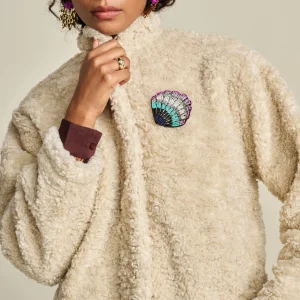 POM Amsterdam JACKET Teddy Ecru | Jassen & Blazers