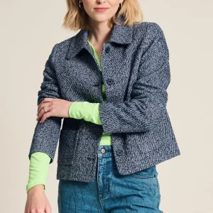 POM Amsterdam JACKET Tweed Blue | Jassen & Blazers