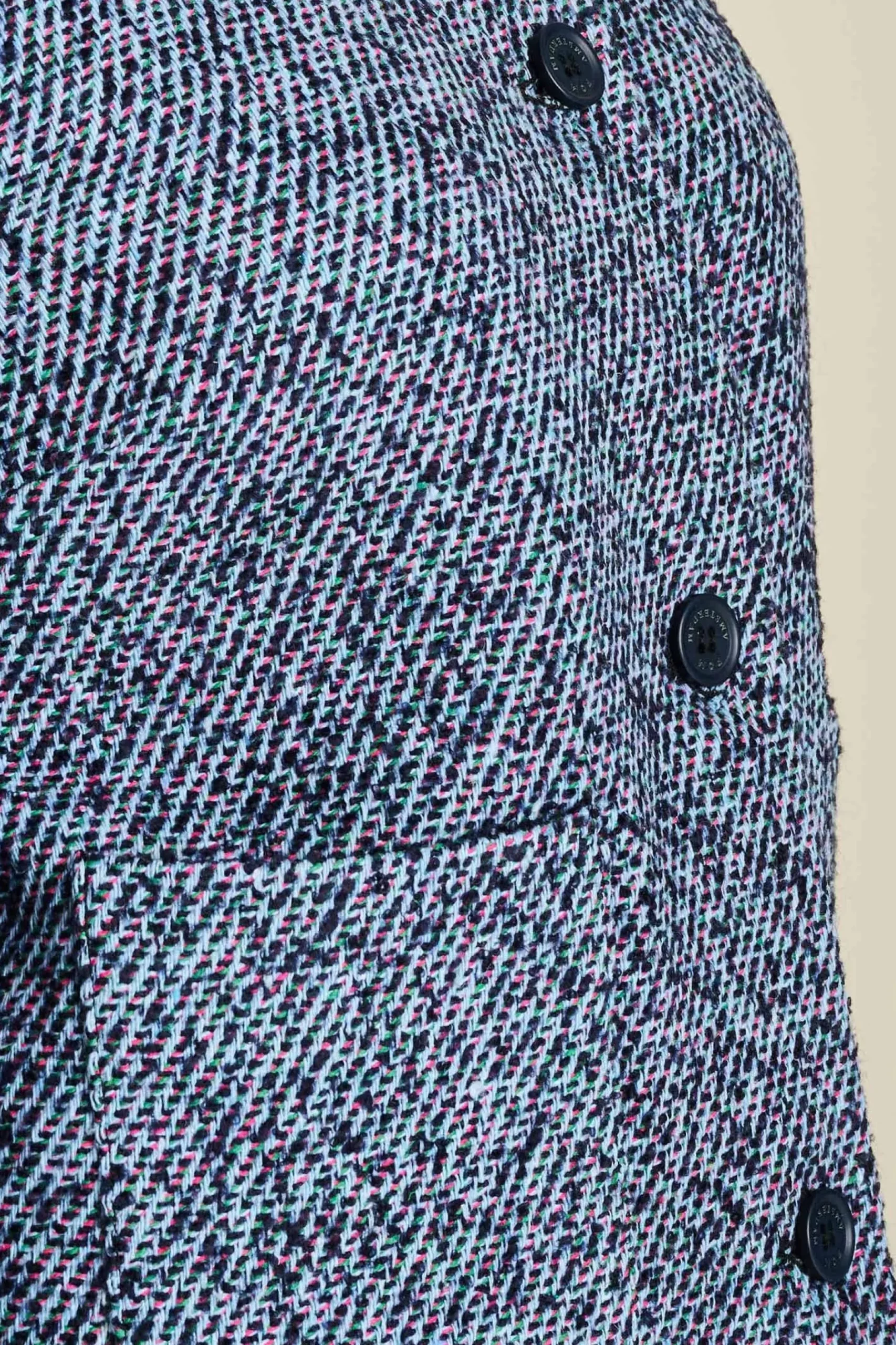 jacket_tweed_blue_5.webp POM Amsterdam JACKET Tweed Blue | Jassen & Blazers