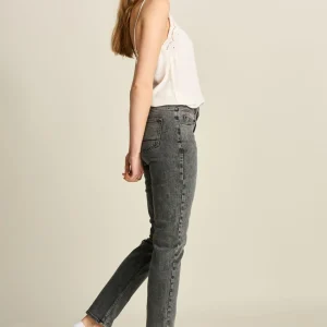 POM Amsterdam JEANS Elize Slim Grey Storm | Jeans | Broeken