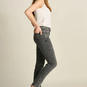 POM Amsterdam JEANS Elize Slim Grey Storm | Jeans | Broeken
