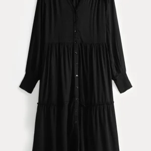 POM Amsterdam JURK Eden Black | Jurken