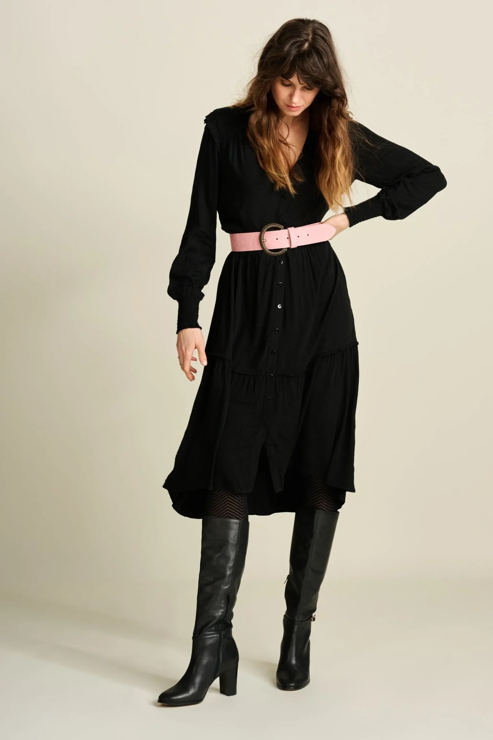 jurk_eden_black_3.webp POM Amsterdam JURK Eden Black | Jurken