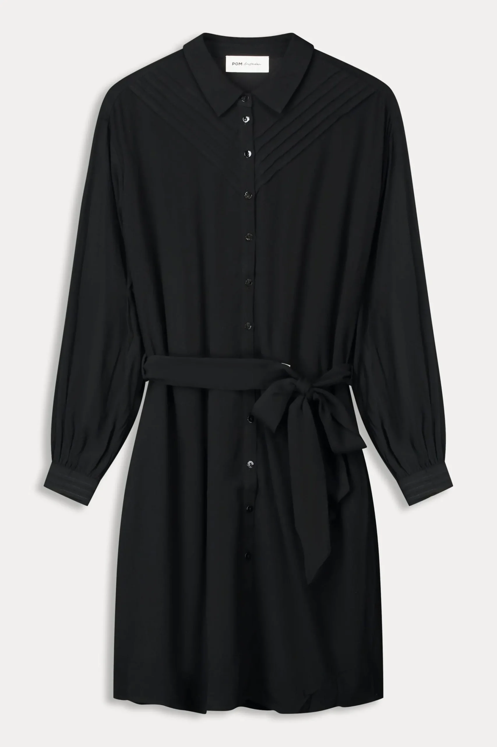 jurk_ella_black_1.webp POM Amsterdam JURK Ella Black | Jurken