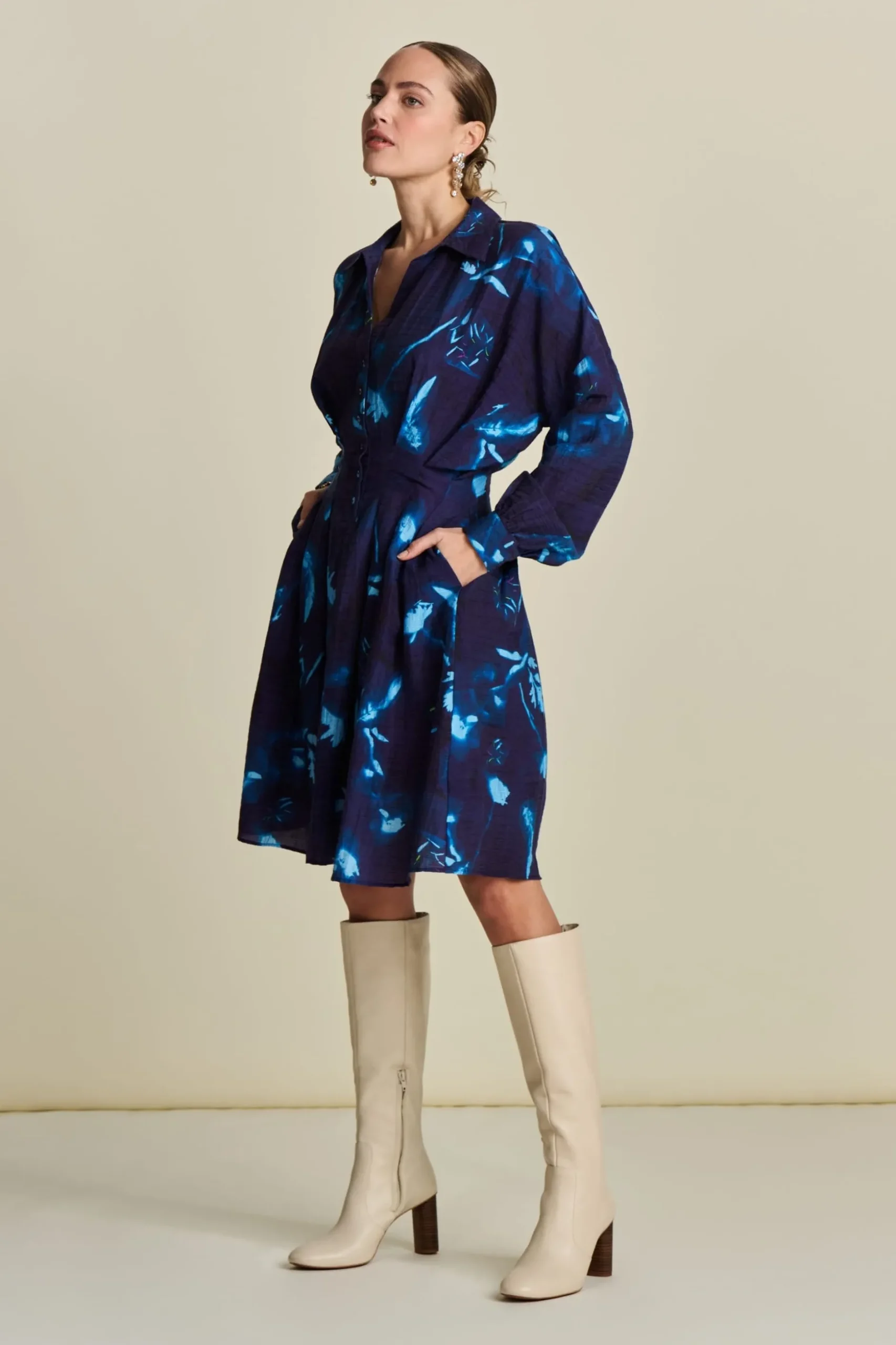 jurk_feathers_and_floral_3.webp POM Amsterdam JURK | Jurken