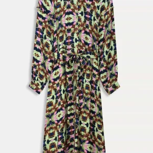 POM Amsterdam JURK Luna Butterfly Sky | Jurken