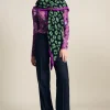 POM Amsterdam SJAAL Animal Navy Green | Sjaals