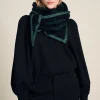 POM Amsterdam SJAAL Camo Green Black | Sjaals