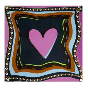 POM Amsterdam SJAAL Silk Heart | Sjaals