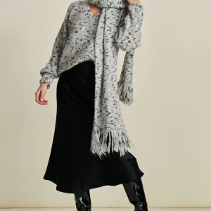 POM Amsterdam SJAAL Wild Grey | Sjaals