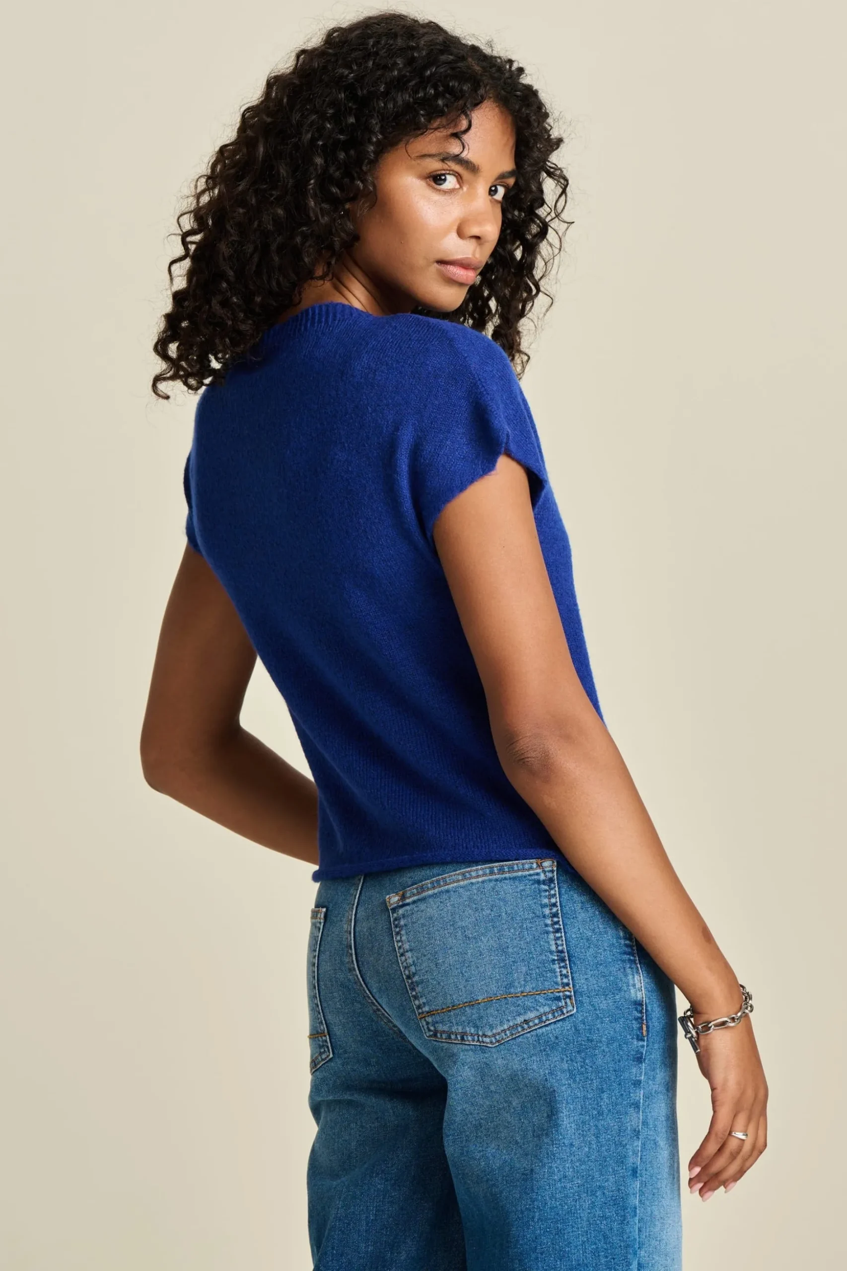 top_bright_blue_3.webp POM Amsterdam TOP | Tops & Turtlenecks