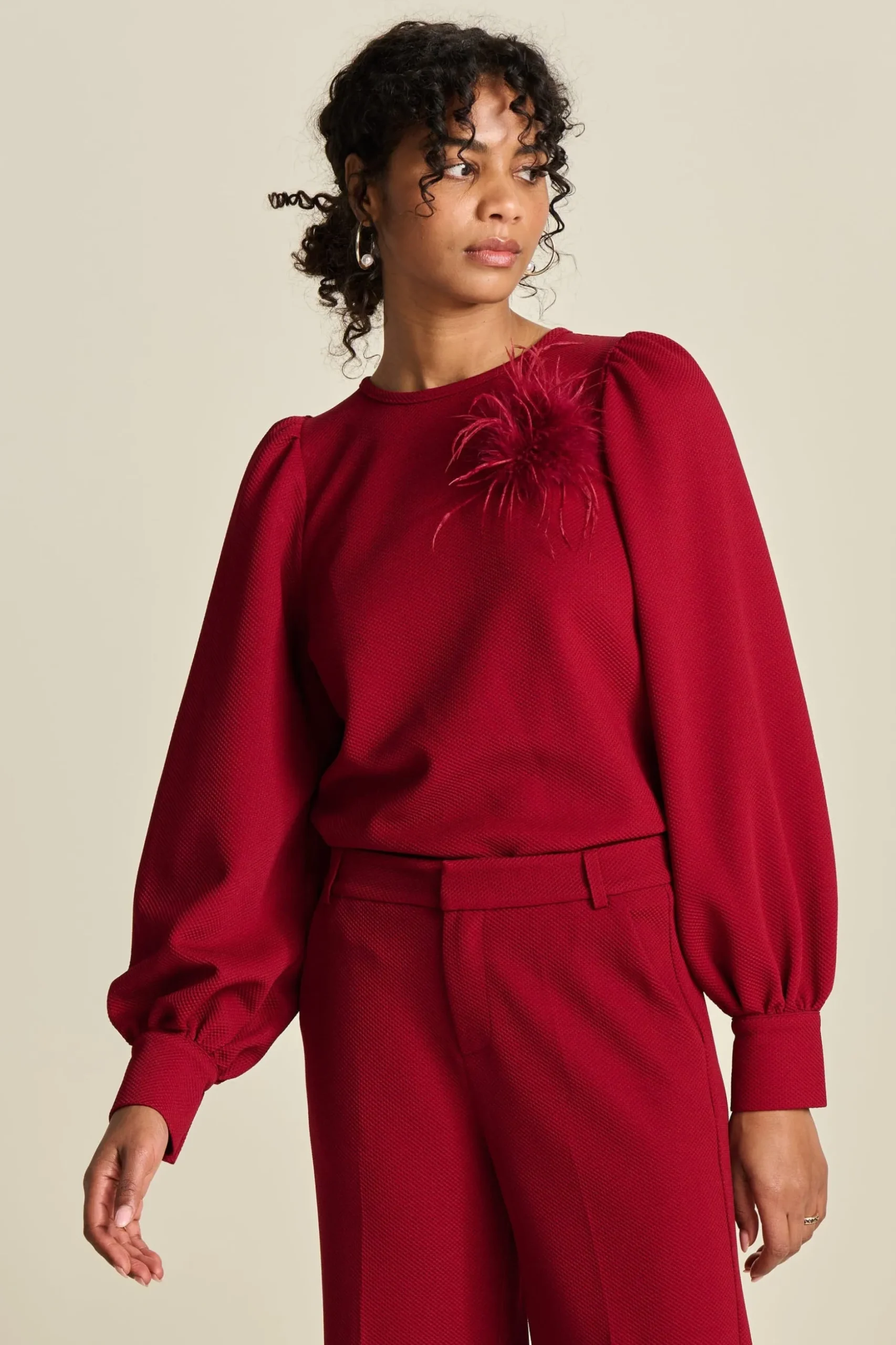 top_burgundy_red_0.webp POM Amsterdam TOP | Tops & Turtlenecks