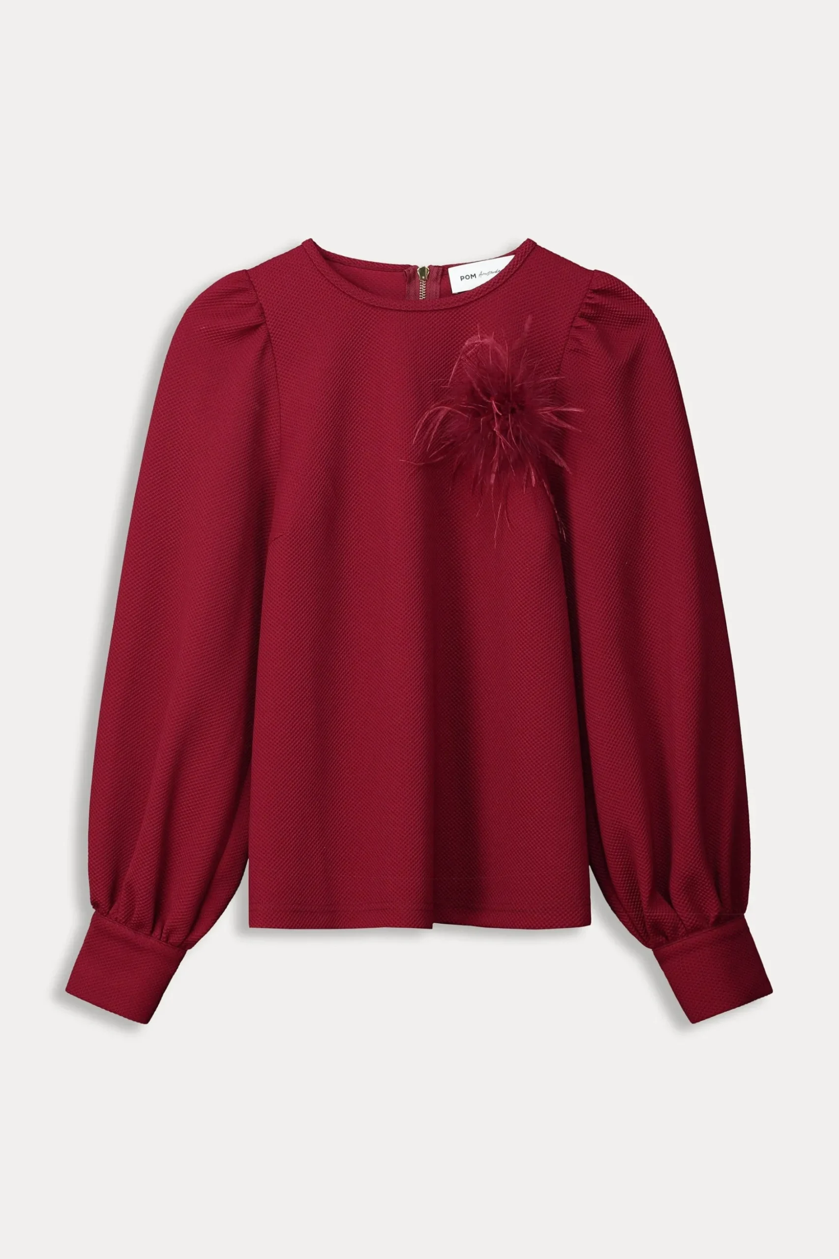 top_burgundy_red_1.webp POM Amsterdam TOP | Tops & Turtlenecks