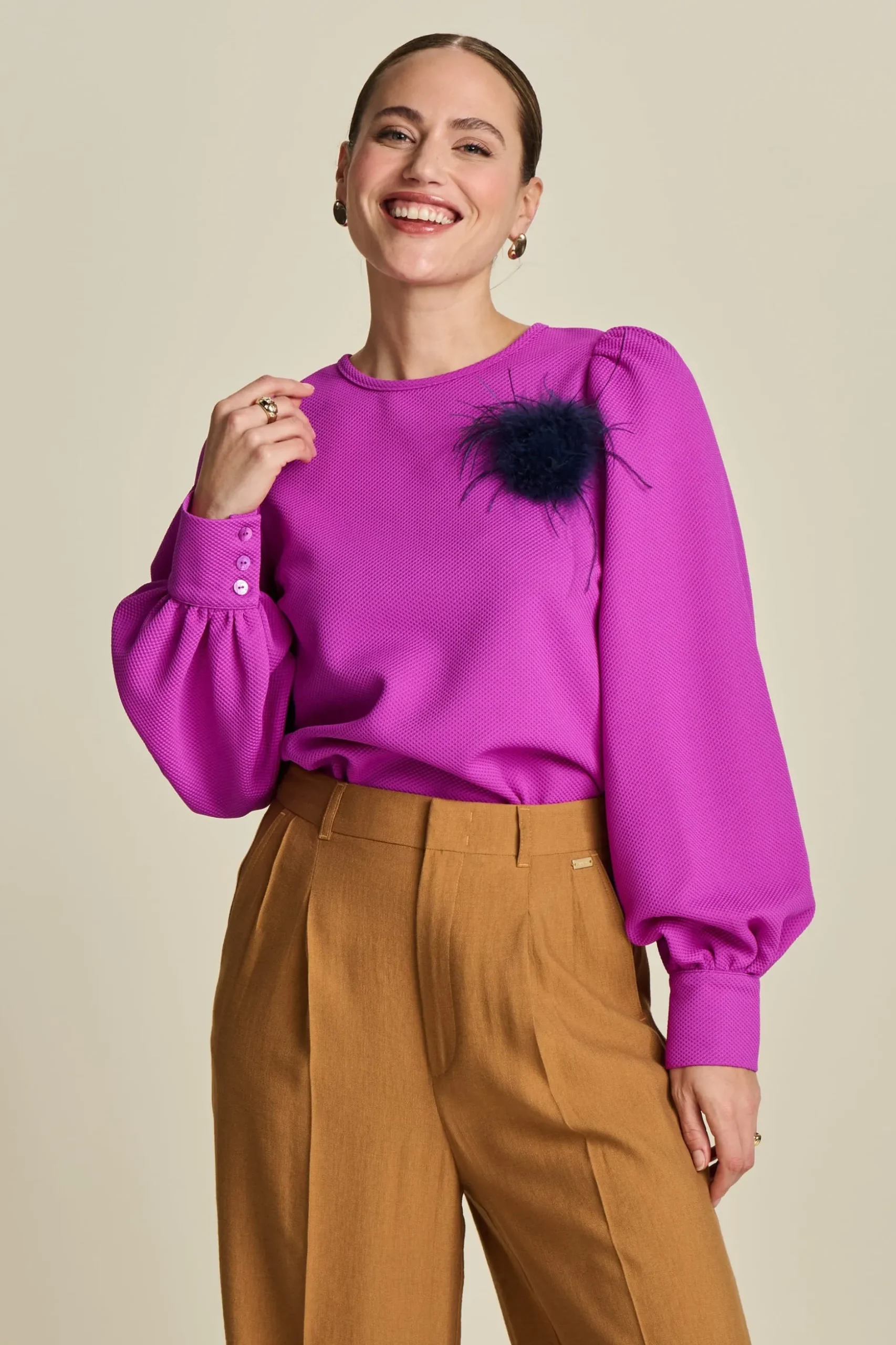 top_cactus_pink_0.webp POM Amsterdam TOP | Tops & Turtlenecks