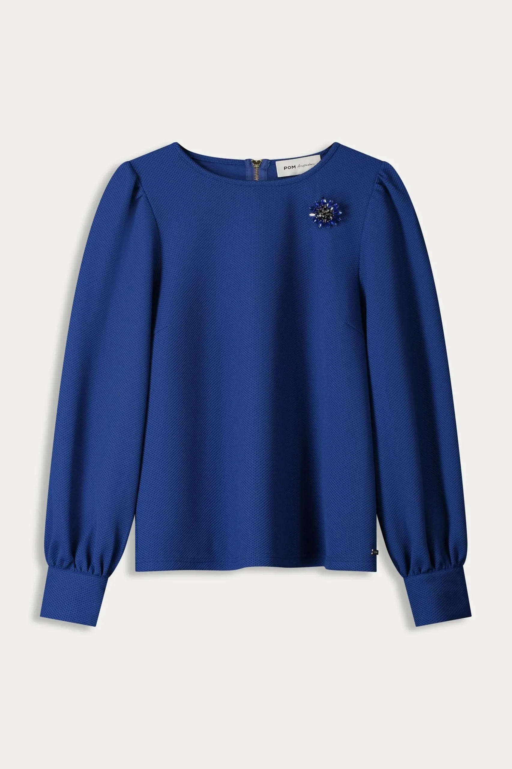 top_mid_blue_1.webp POM Amsterdam TOP | Tops & Turtlenecks