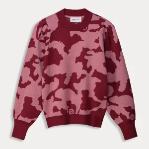 POM Amsterdam TRUI Camo Red | Truien & Vesten