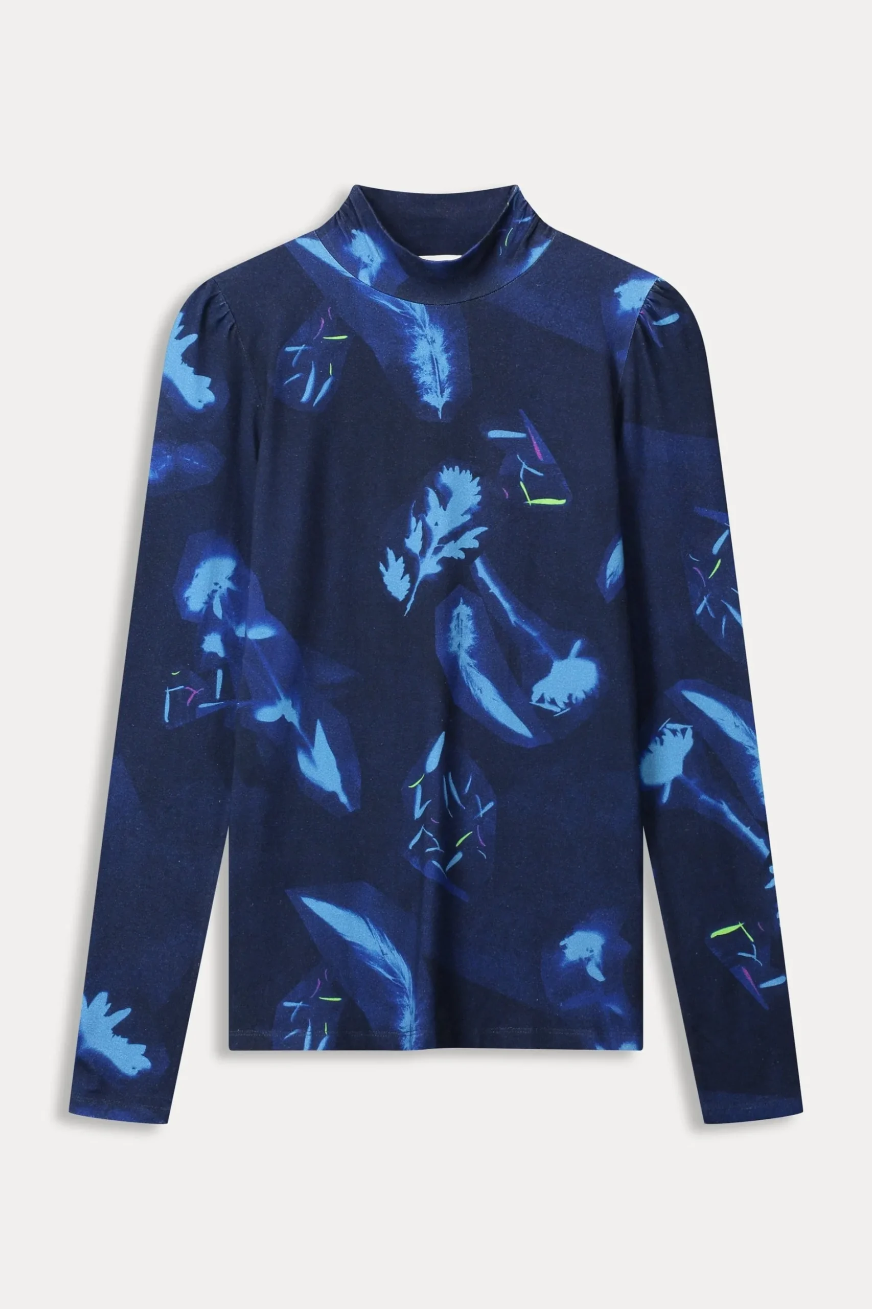 turtleneck_feathers_and_florals_1.webp POM Amsterdam TURTLENECK | Tops & Turtlenecks