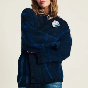 POM Amsterdam VEST Midnight Blue | Truien & Vesten